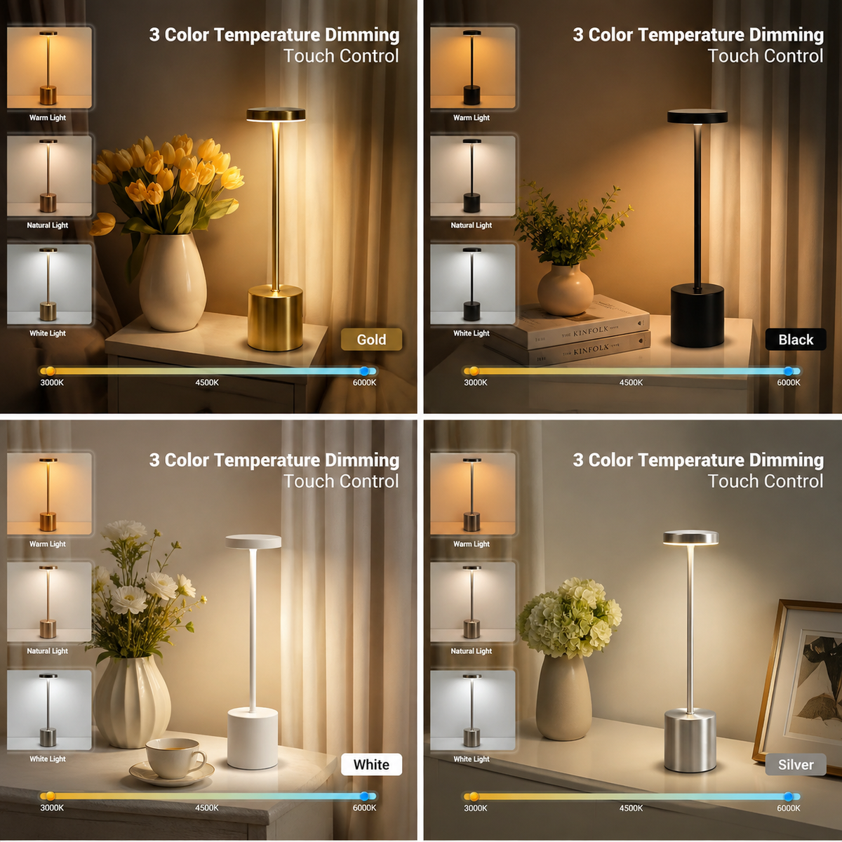 TouchGlow LED Lamp