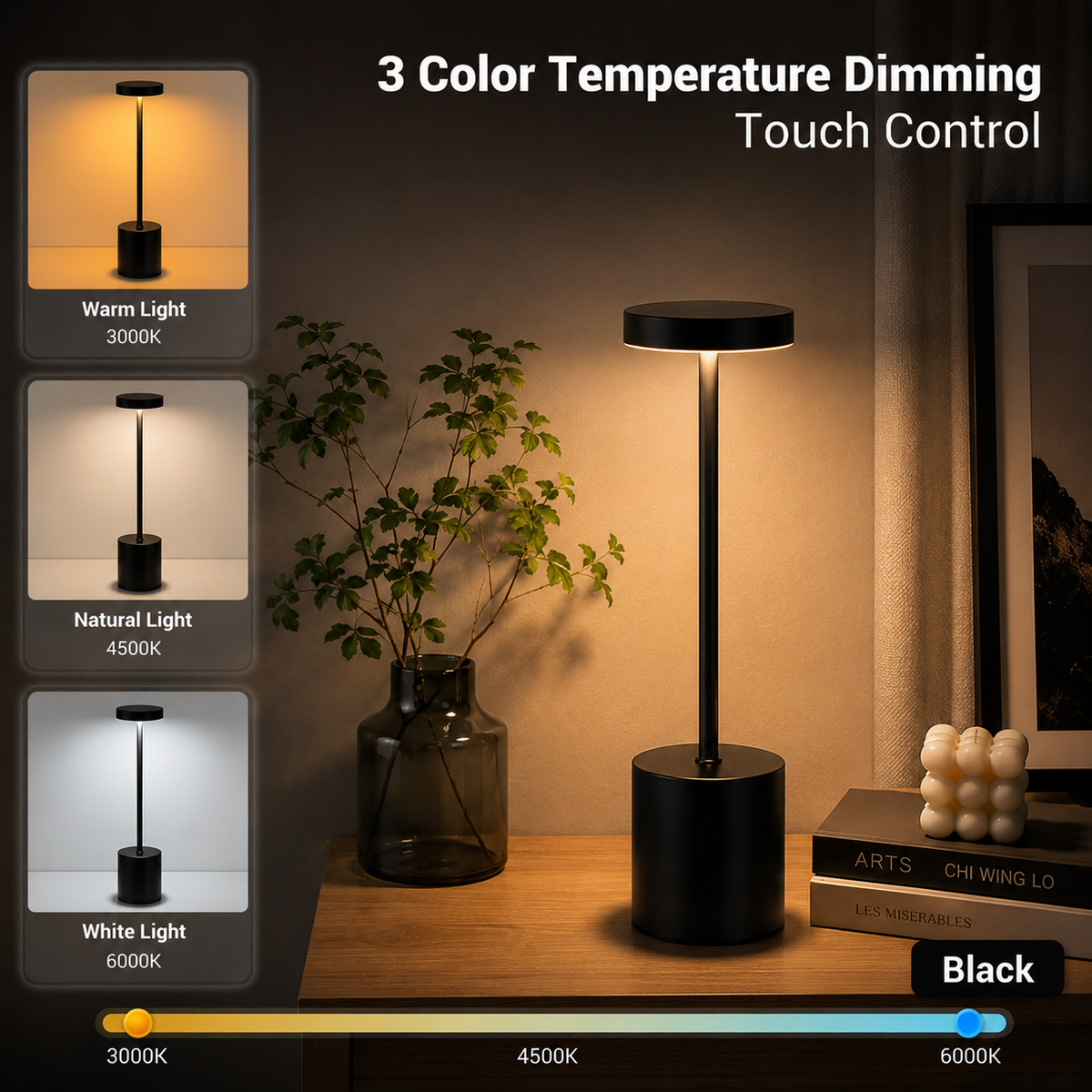 TouchGlow LED Lamp